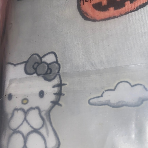Hello Kitty Gray and Pink Pajama Set Pottery Barn Teen Large - Picture 1 of 10